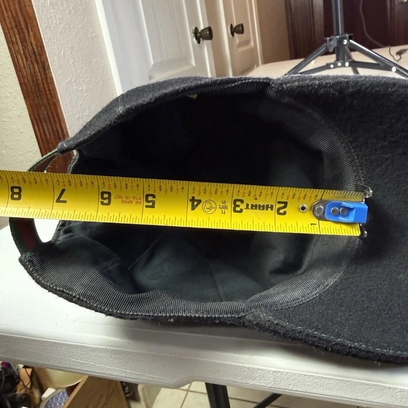 GUCCI Baseball Cap Sz S 57 cm Black Hat - Picture 7 of 14